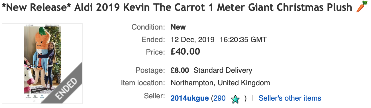 giant kevin on eBay